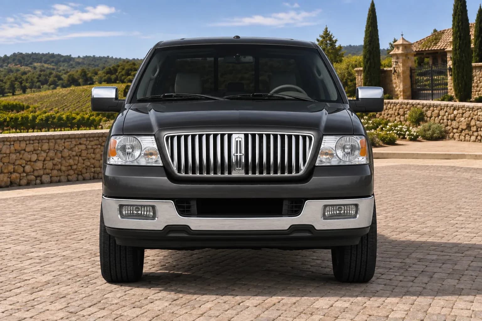 2008 Lincoln Mark LT with EW-S-MP-002 wheel, front 0 view