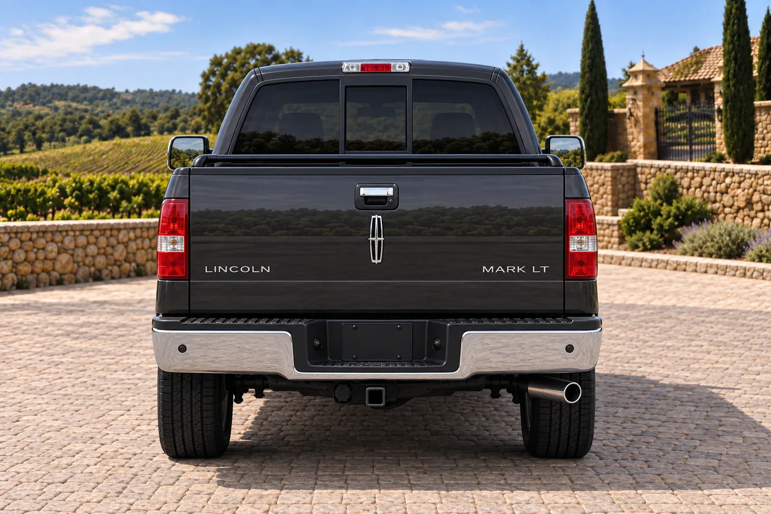 2008 Lincoln Mark LT with EW-S-MP-002 wheel, rear 0 view