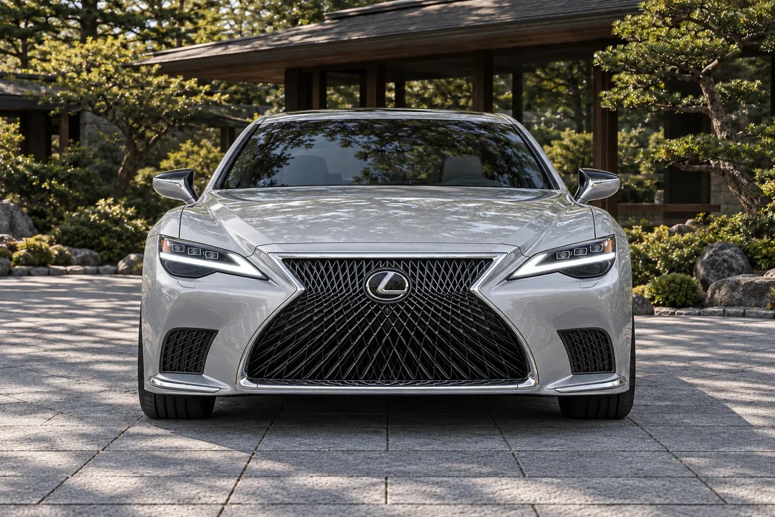 2021 Lexus LS with EW-S-MP-003 wheel, front 0 view