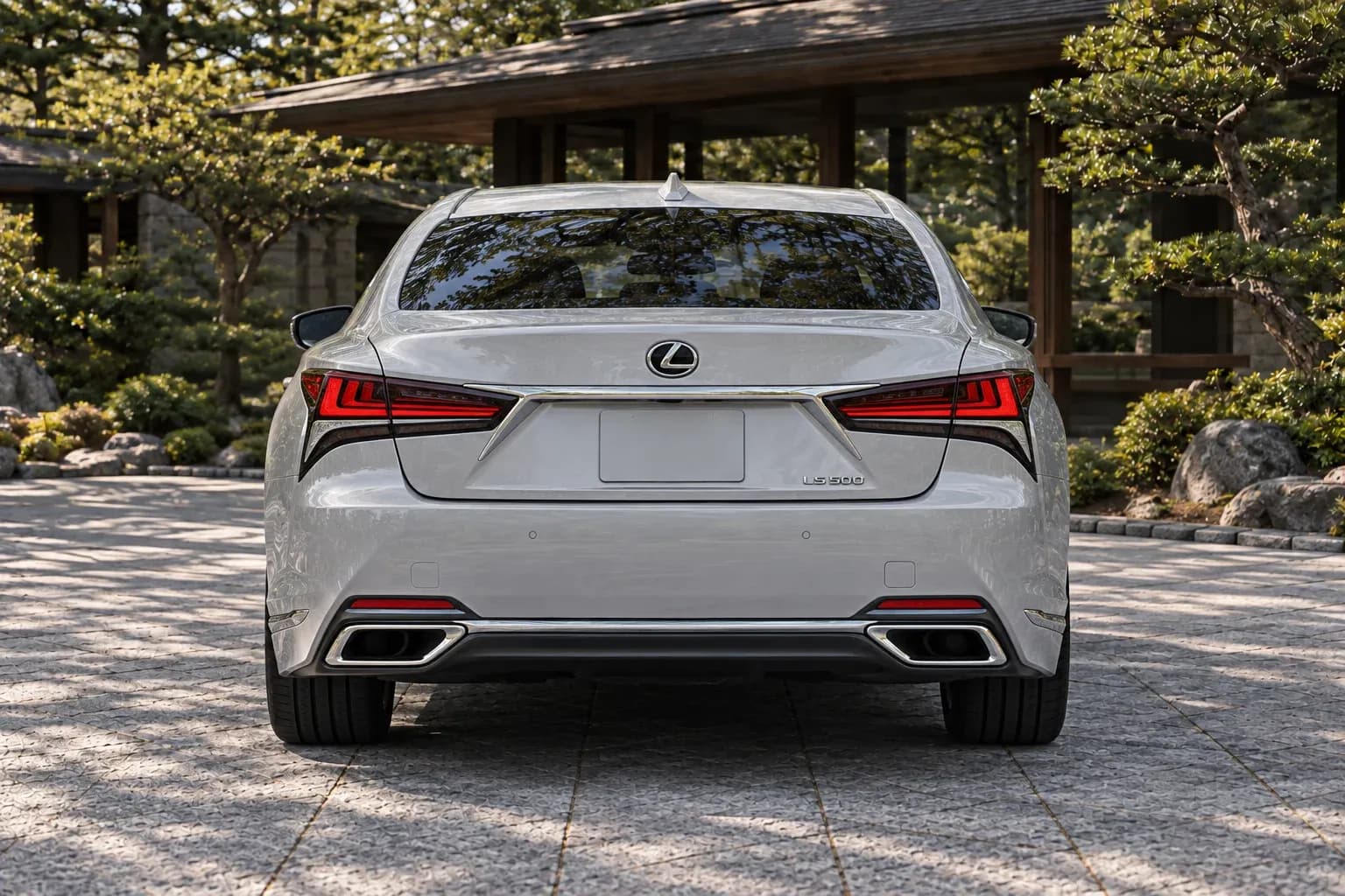 2021 Lexus LS with EW-S-MP-003 wheel, rear 0 view