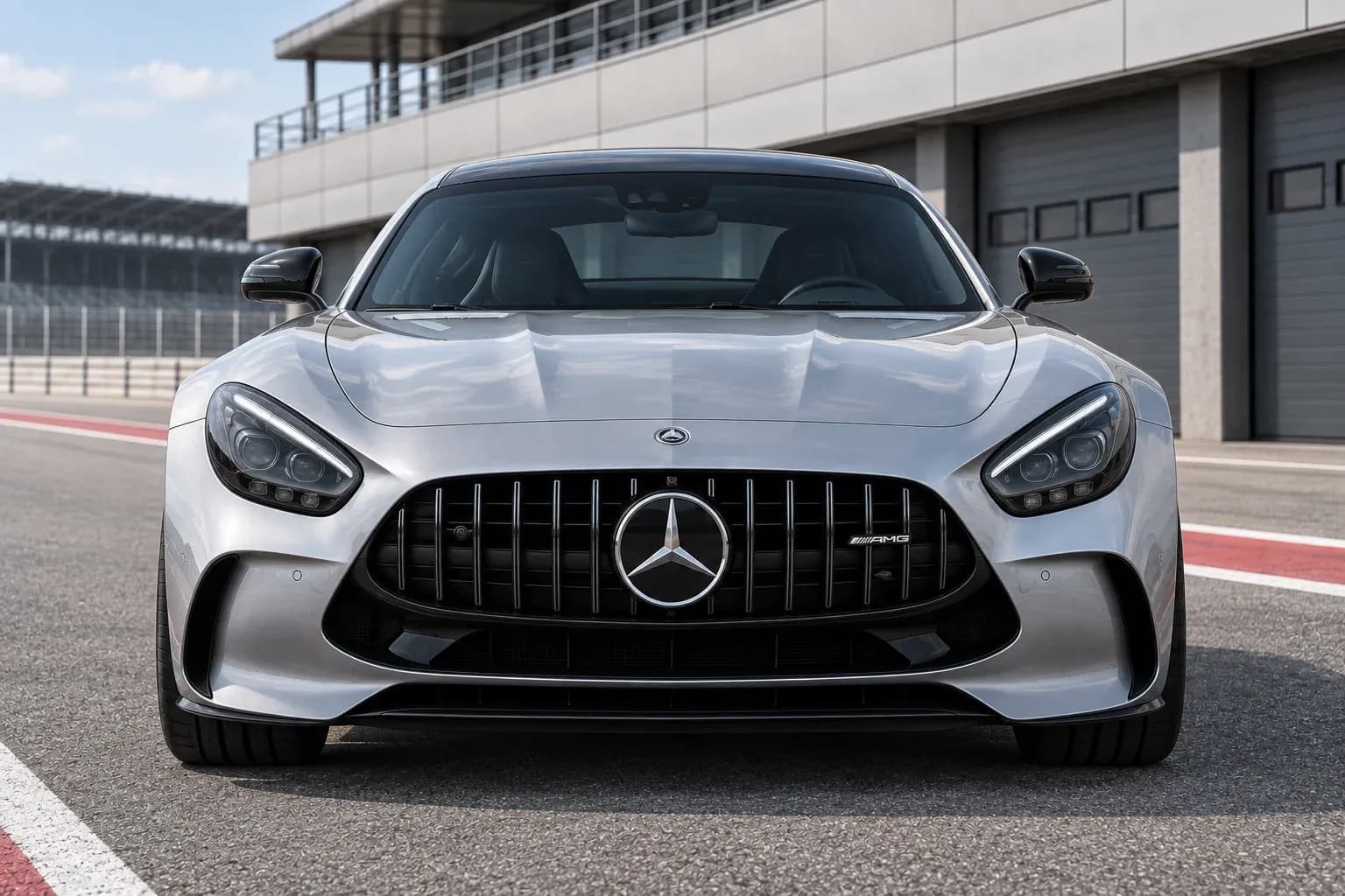 2020 Mercedes-Benz AMG GT with EW-S-MP-003 wheel, front 0 view