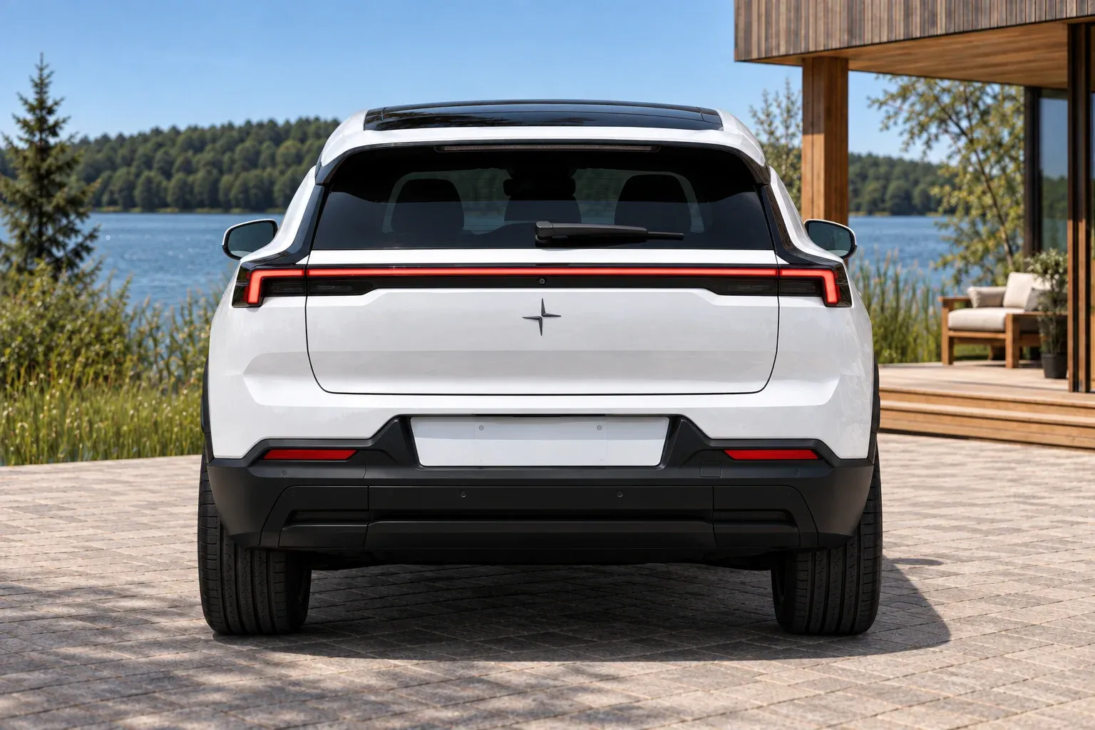 2024 Polestar Polestar 3 with EW-S-MP-003 wheel, rear 0 view