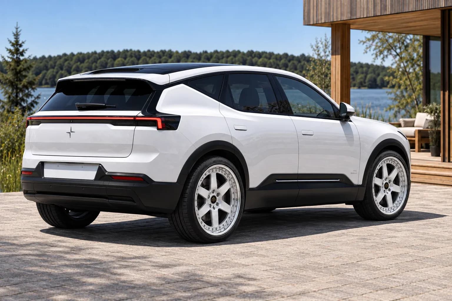 2024 Polestar Polestar 3 with EW-S-MP-003 wheel, rear right 45 view