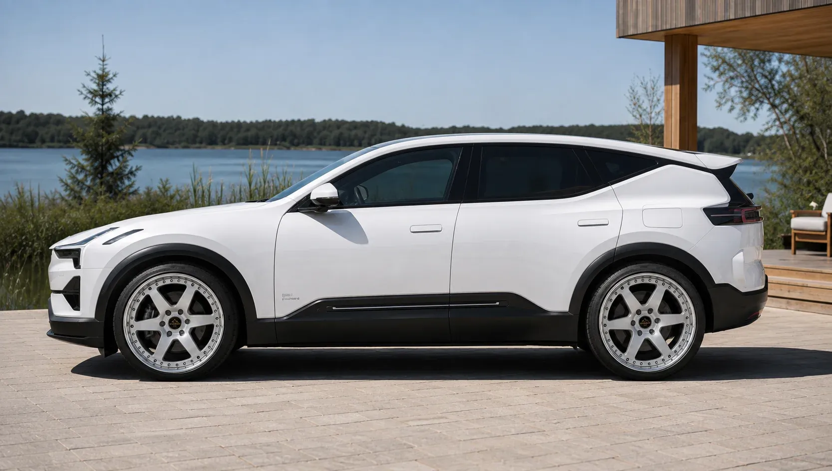 2024 Polestar Polestar 3 with EW-S-MP-003 wheel, side profile view