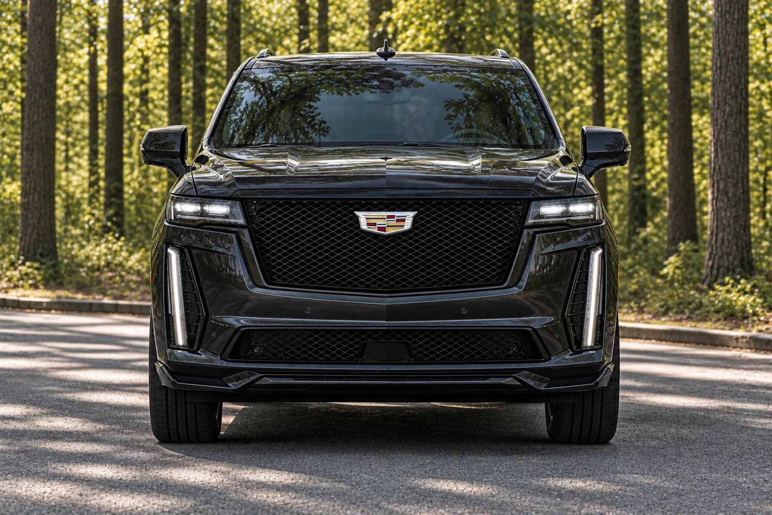 2023 Cadillac Escalade with EW-S-MP-004 wheel, front 0 view