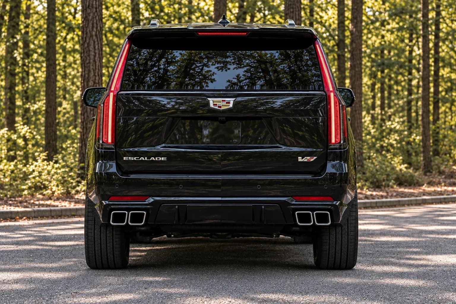 2023 Cadillac Escalade with EW-S-MP-004 wheel, rear 0 view