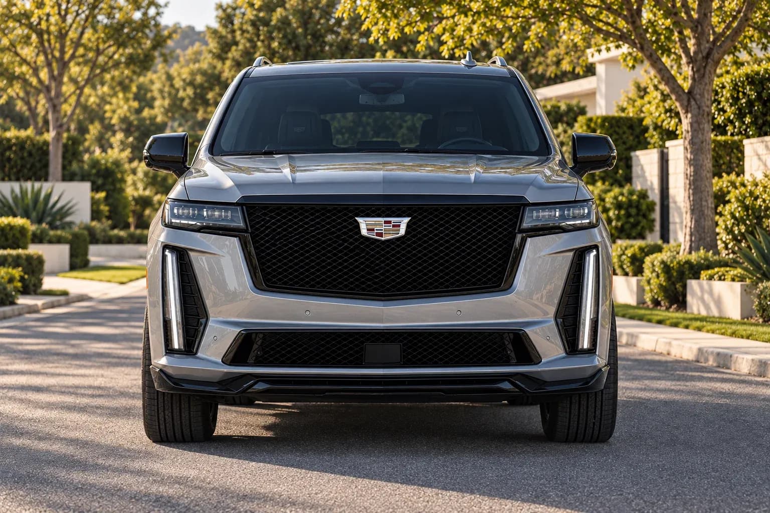 2023 Cadillac Escalade with EW-S-MP-005 wheel, front 0 view