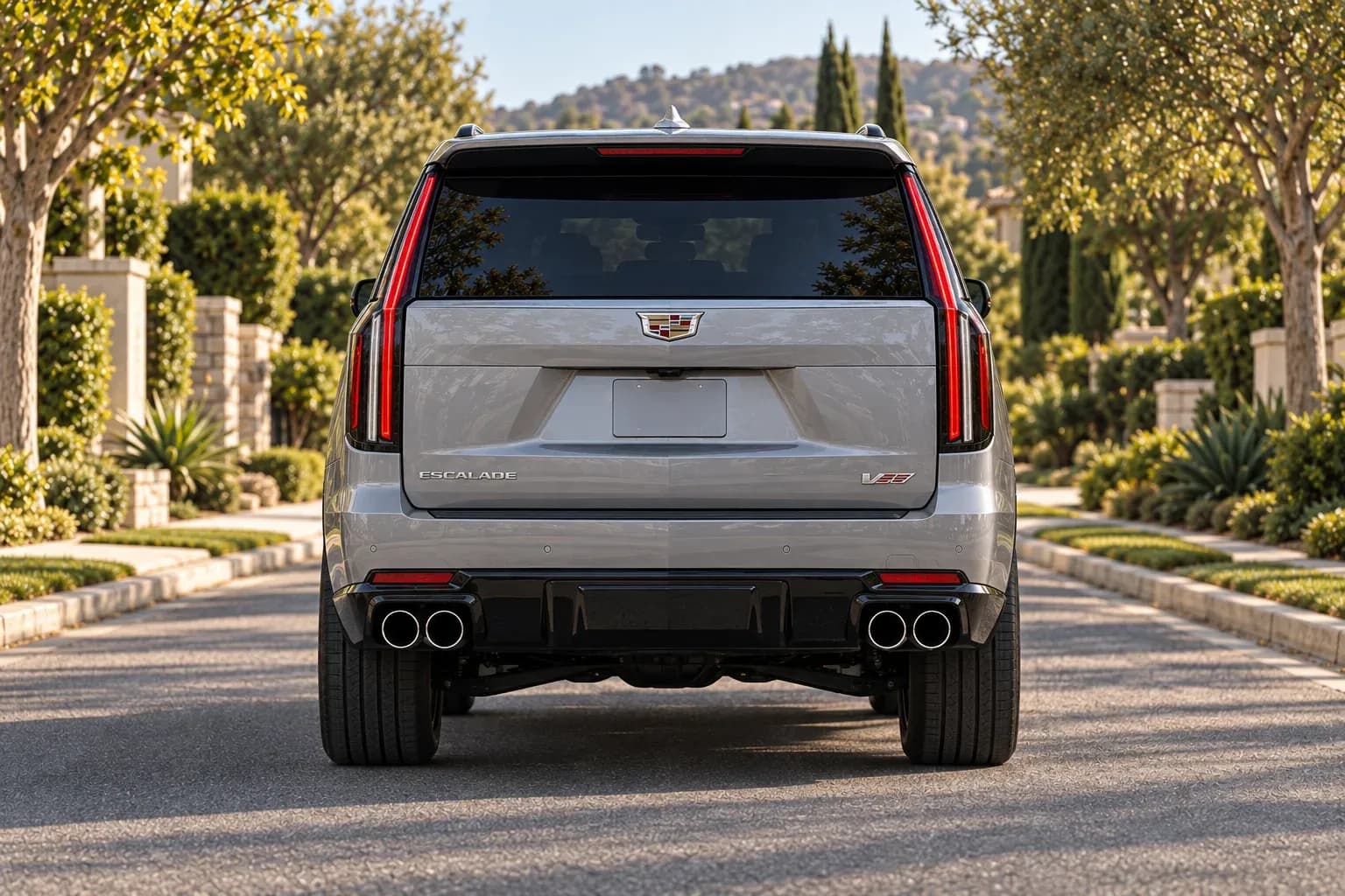 2023 Cadillac Escalade with EW-S-MP-005 wheel, rear 0 view