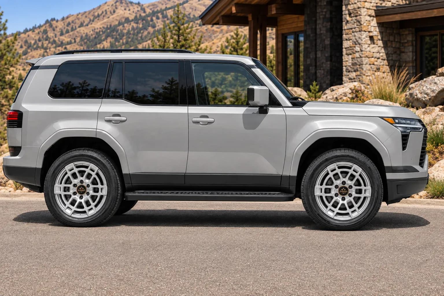 2024 Lexus GX with EW-S-MP-005 wheel, side profile view