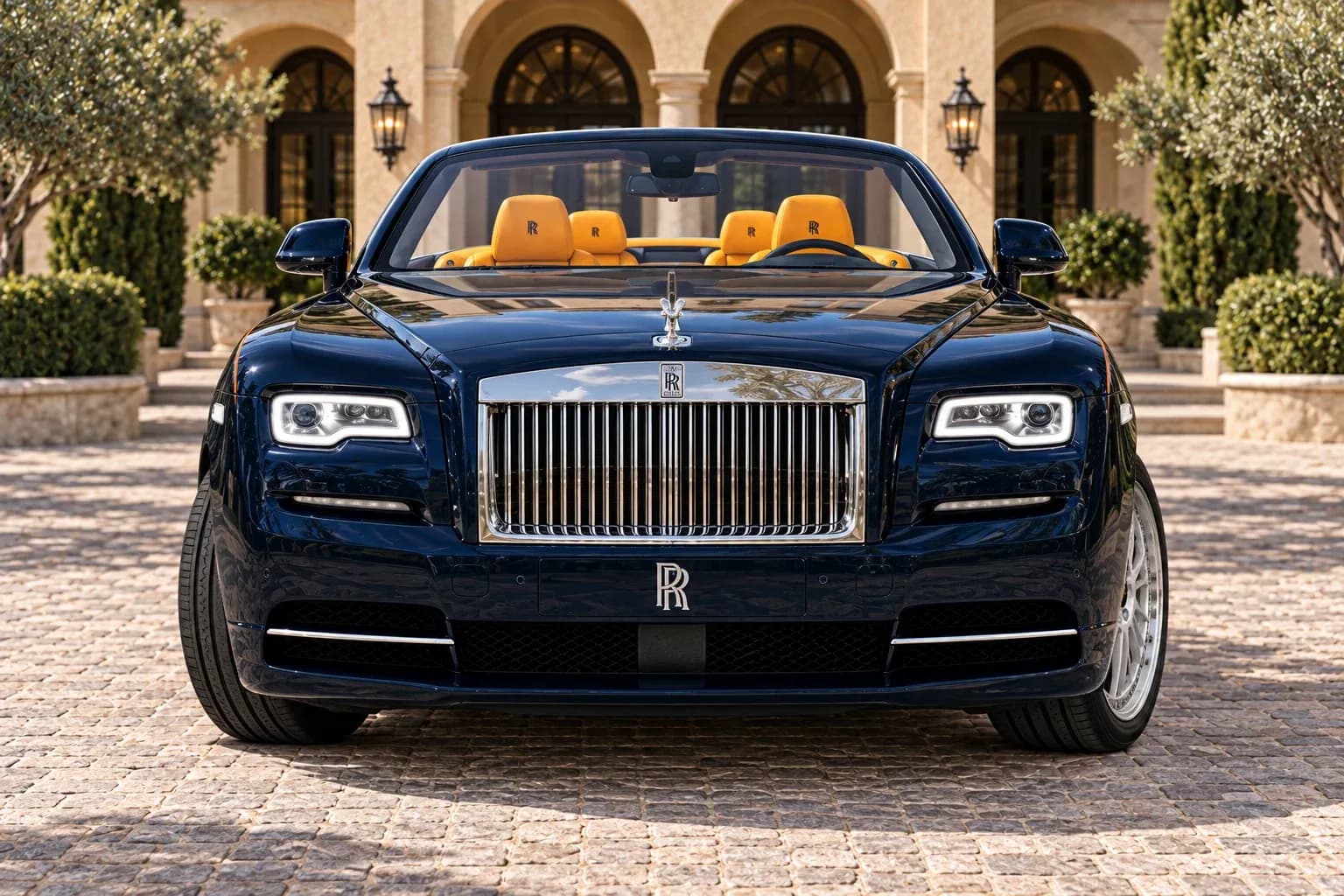 2016 Rolls-Royce Dawn with EW-S-MP-006 wheel, front 0 view