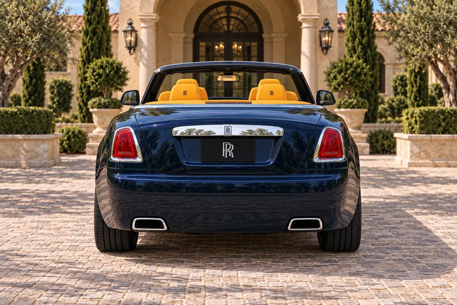 2016 Rolls-Royce Dawn with EW-S-MP-006 wheel, rear 0 view