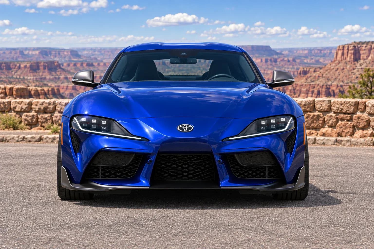 2020 Toyota Supra with EW-S-MP-006 wheel, front 0 view